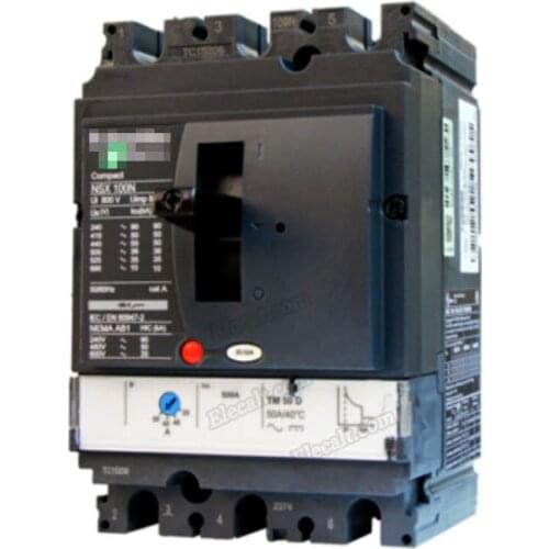 16 A Circuit Breaker Compact NSX100N TMD Trip Unit 3P 3D 690 V AC 50/60 Hz Original New LV429847