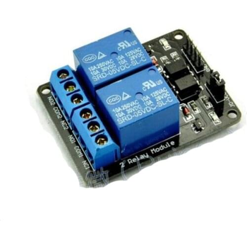 5V 2-Channel NO/NC Relay Module Shield Raspberry SRD-05VDC-SL-C