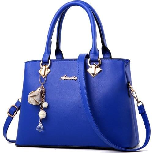 2020 new ladies fashion single room classic slung pu ladies handbag