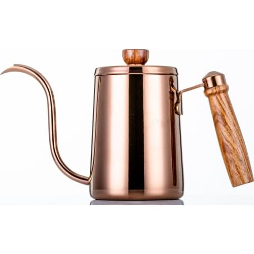 350ml/600ml 304#Stainless Steel Long Narrow Spout Coffee Pot gooseneck kettle coffee kettle Hand Drip Swan Neck Thin Mouth