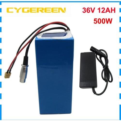 350W 36V 10AH Electric Bike battery 36 V 500W 9AH 8AH Lithium ion ebike bateria use for samsung 18650 cell with BMS 2A Charger