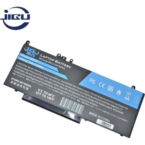 JIGU Laptop Battery 7.6V 79VRK 7V69Y G5mi0 6MT4T WTG3T For DELL For Latitude E5450 Series E5470 E5550 For CAL021LATIE5470H1780
