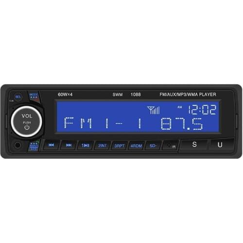 Car Multimedia- MP3 Player In-Dash Bluetooth Hands-free AUX/TF Card/USB/FM Radio Car MP3 Player SU-1088