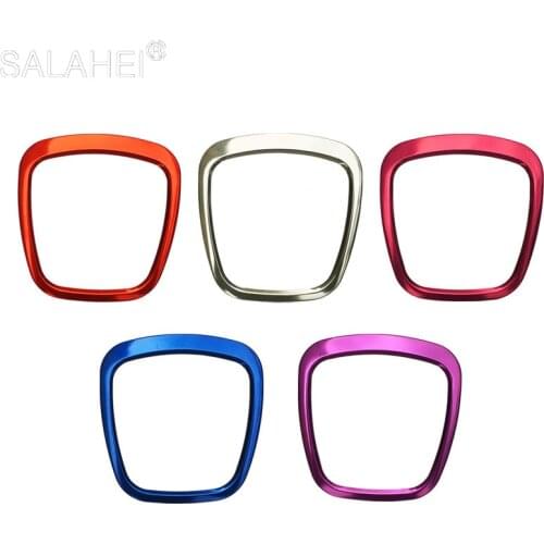 Car steering wheel trim flying wheel badge center logo ring insert emblem frame For Audi A3/A4L/A5/A6L/A8L/Q5/Q7 Car Accessories
