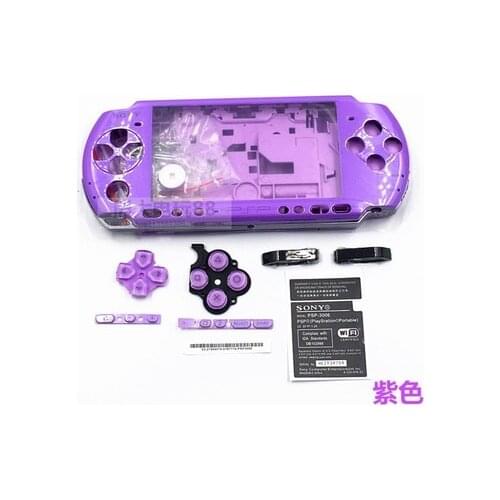 Free Shipping For PSP3000 PSP 3000 Game Console replacement full housing shell cover case with buttons kit