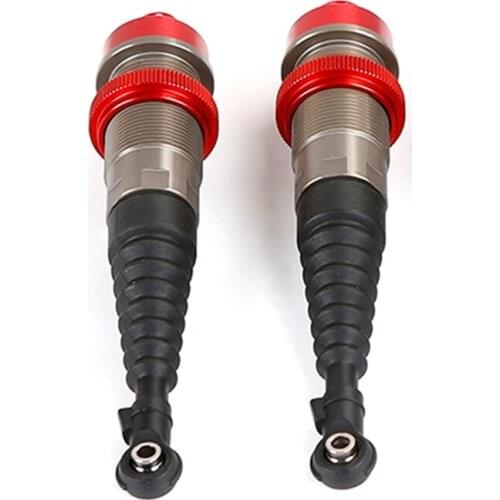 CNC Metal Rear Shock Absorber Dust Cover Shock Absorption Assembly For 1/5 HPI Rovan BAJA LT KM LOSI 5IVE-T 5T