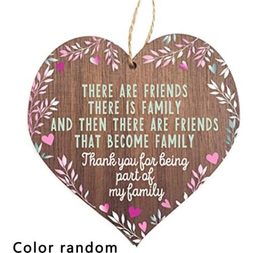 Heart wood chip pendant DIY wooden pendant with random patterns birthday gift Christmas Friends hanging plaque