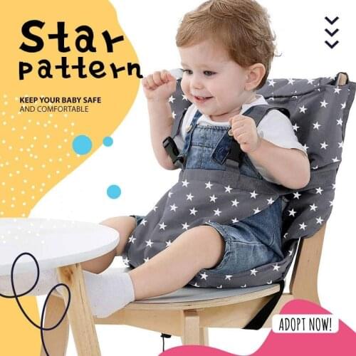 Kids Chair Baby Chair Travel Foldable Washable Infant DiniBelt Feeding Baby Care Accessories
