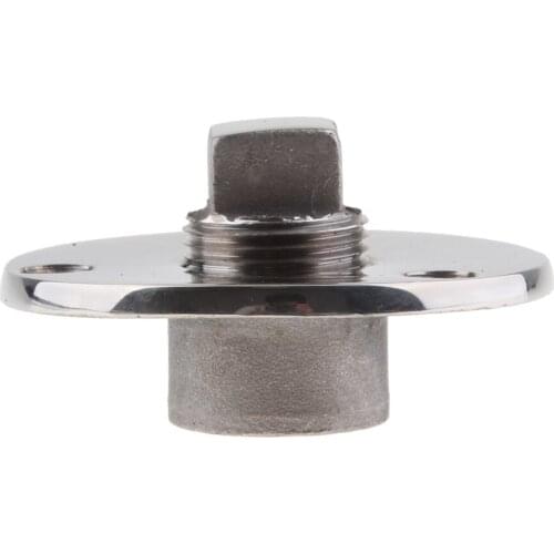 Boat Garboard Drain Plug Stainless Steel 316 1/2" NPT Threads