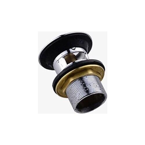 Hot Sale Brass Chrome Plated Pop-up Basin Waste Sink Drainer With Overflow For Basin