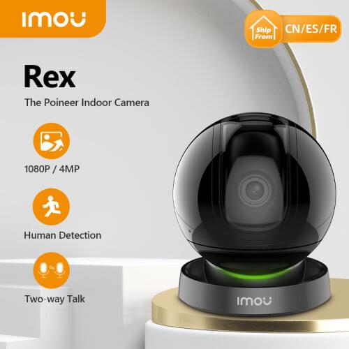Dahua imou Rex 1080P Wifi IP Camera Home Security 360 Camera AI Human Detection Baby Phone Camera Night Vision ptz Camera