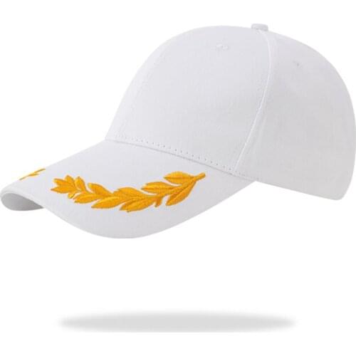 Embroidered wheat ears six men and women casual baseball cap cs team army fan series hat BYS139