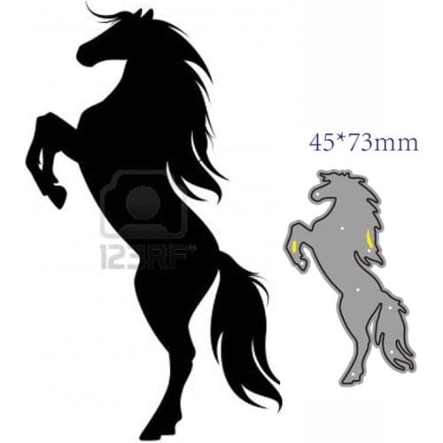 Metal cutting dies cut die Animal horse decoration Scrapbook paper craft knife mould blade punch stencils dies