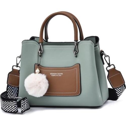 Fashion Color Matching Female Handbag 2021 New Casual Tote High Quality Letter Womens Messenger Shoulder Bag Bolsos Mujer