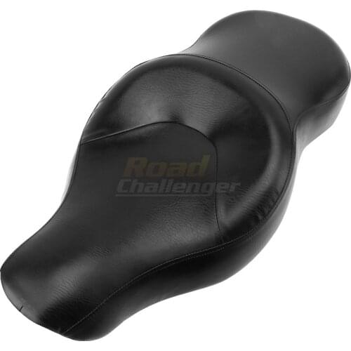 Motorcycle Black Driver+Passenger Seat 2 Two Up Sofa Seat Tour Seat Bench Rear Cushion For Harley Sportster 883 1200 2004-20133