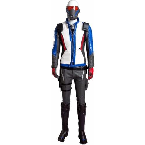Mens OW Soldier 76 Cosplay Costume Full Set Custom Made