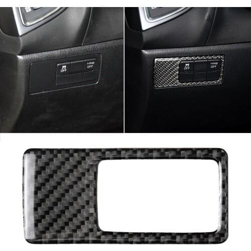 Carbon Fiber Type A Interior Decoration Sticker for Mazda 3 Left-hand Drive