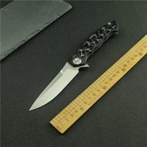 New outdoor camping folding knife 440 steel G10 handle pocket sharp tactical defensive hunting knife EDC tool fruit knife