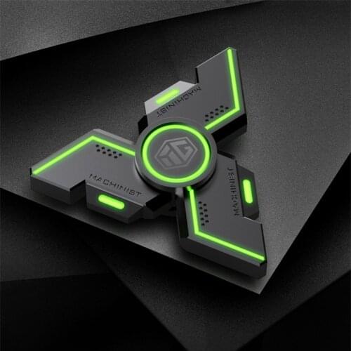 New Alloy Metal Luminous Fidget Spinner R188 Mute Smooth Bearing Hand Spinner Stress Relief Fidget Toys For Children Adult Gift