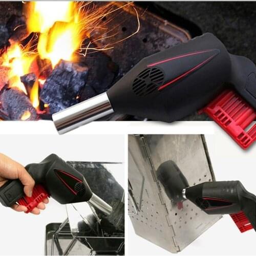 Outdoor Travel Portable Blower Hand Pressure Manual Blower BBQ Picnic Hair Dryer Barbecue Fan Air Blower Camping Supplies Tools