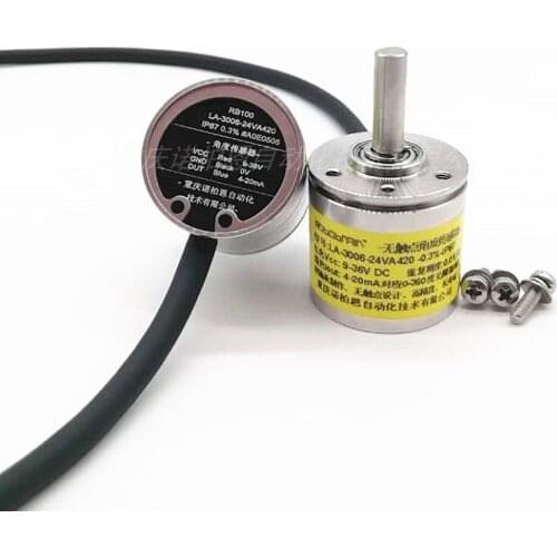 RB100LA-3006-24VA420 Hall Potentiometer 12-bit 4-20mA Digital Angle Sensor Speed Regulation