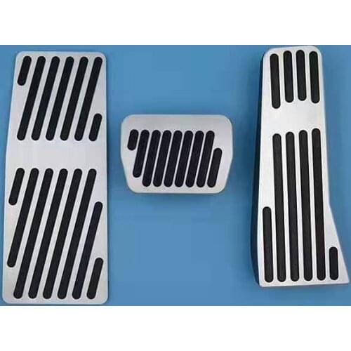 Car Styling No Drilling Aluminum Alloy Accelerator Gas Pedal Cover Brake Pedal For Mazda 3 Axela 2020 AT