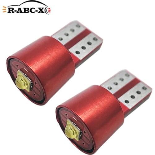 RUIANDSION 2Pcs T10 W5W 194 Canbus LED CAR Clearance Light AUTO License Plate Lamp Wedge Side Reverse Lamps 6000K 3535SMD 12V
