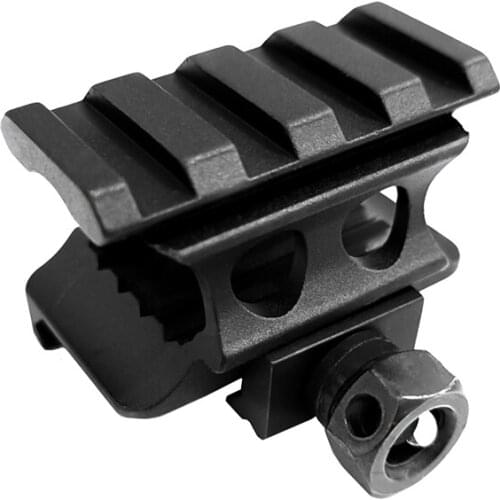 Tactical Raise Sight Scope Mount with Top 4 Slots Picatinny Rail Mount Riser Mount Adapter for Hunting Airsoft Red Dots Scope