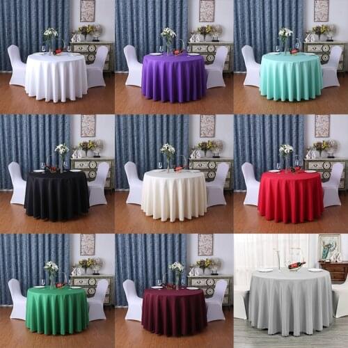Yaapeet Satin Tablecloths On The Table