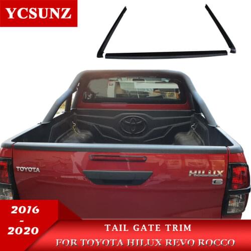 3 pcs ABS Rail Guard Over Rail Load Bed Liner For Toyota Hilux Revo Rocco 2015 2016 2017 2018 2019 2020 Double Cabin