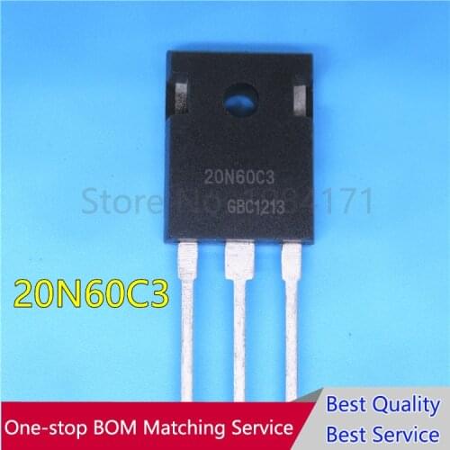 5Pcs SPW20N60C3 TO-247