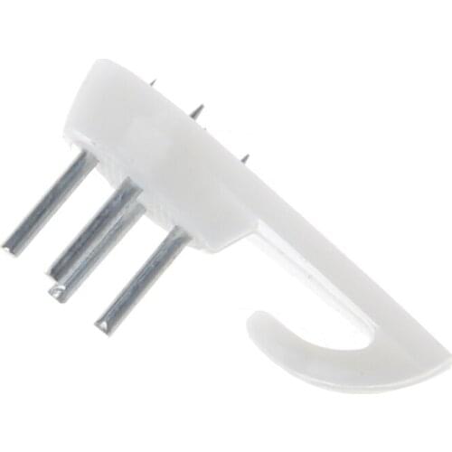 50 Pcs Plastic Invisible Traceless Wall Mount Photo Picture Frame Nail Hook Hanger New