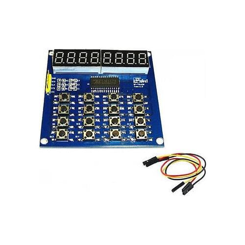 8 Bits LED Digital tube Module Keyboard Scan and Display Module TM1638 MCU diy electronics