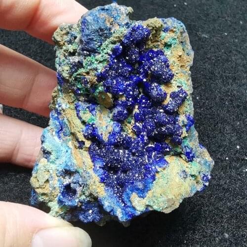 99.5gMalachite blue copper crystal mineral stone decoration crystal healing energy geology teaching collection jewelry