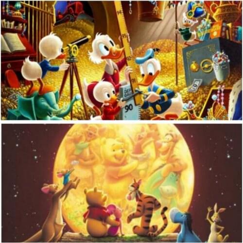 Diamond Embroidery Full Cartoon Disney Donald Duck Home Decor Picture Diamond Painting Cross Stitch Kits Pattern Painting