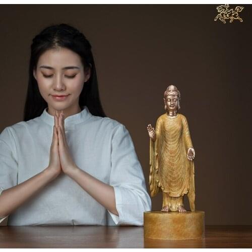 LARGE Asia Thailand home altar high grade decorative buddha statue PU DU ZONGSHENG buddha BLESS family safe health bronze statue