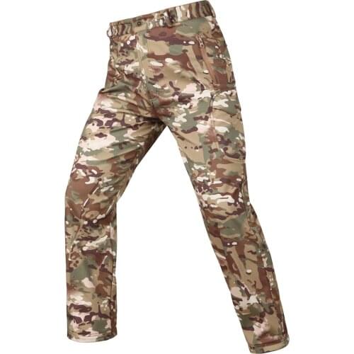 Tactical Camouflage Pants Soft Men Combat Cargo Clothing Waterproof Autumn Winter Warm Military Army Camo Modis Trousers