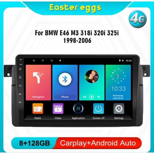 Eastereggs For BMW E46 M3 Rover 318/320/325/330/335 2 DIN Android 8.1 Car Radio Multimedia Video Player Navigation GPS WIFI