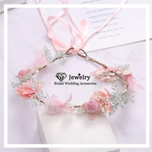 CC Hairbands Headbands Hair Jewelry Wedding Accessories for Women Bridesmaids Fairy Party Headdress Hairbands Jewellry at109
