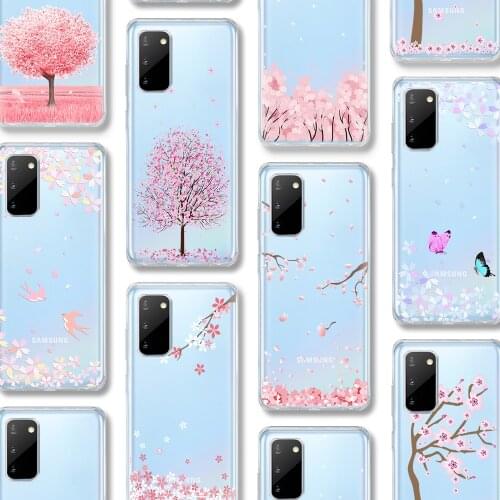 Plant Flower Case for Samsung Galaxy S21 A52 A51 A72 A50 S20 FE S10 A71 A70 S9 S8 A31 A12 S10e Note 20 10 9 Ultra Plus Lite TPU