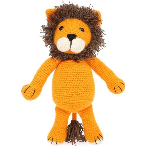 Baby Mica Cute First Oyuncağım Lion Kükrek Sleeping Friend Organic Amigurimi 27 cm