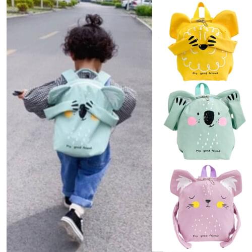 New 4Color Cartoon Childrens Backpack School Kindergarten Book Bag Travel Backpack for Boys Girls Children Kids Gift