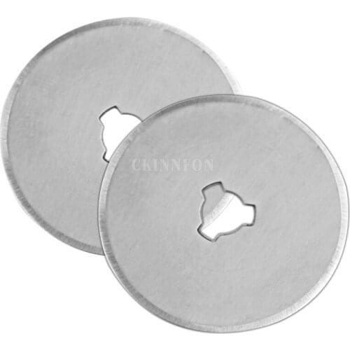 DHL 1000 PCS 28mm 45mm Rotary Blades Cutters Fabric Paper Circular Cut Craft Rotary Cutter Refill Replacement Blades New