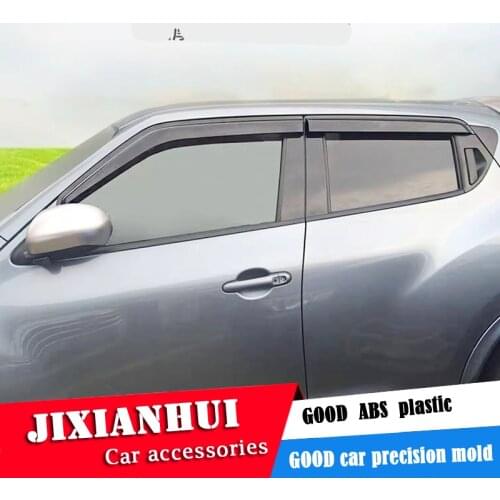 For Nissan juke 2012-2018 juke Window Visor Vent Shades Sun Rain Deflector Guard For s Auto Accessories 4PCS/SET