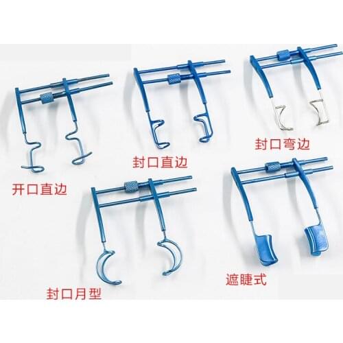 Double-rod translational eyelid eyelid spreader