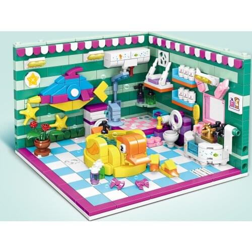 Puzzle Construction Toys House Building Blocks Compatible Kids Stacking Bricks Assembly DIY Toy Children Educational Toy