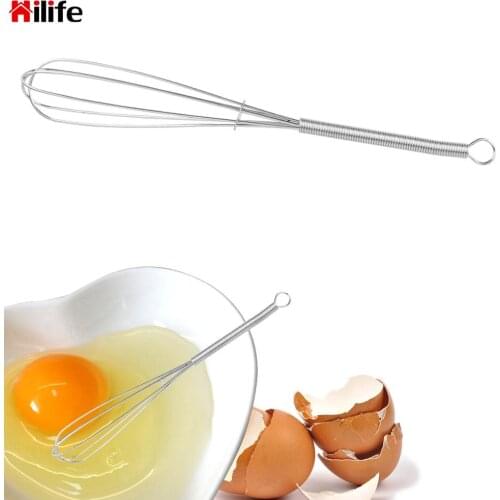 Cooking Tool Egg Beater Hand Whisk Mixer for Eggs Stainless Steel Kitchen Accessories Cream Baking Flour Stirrer Multifunction