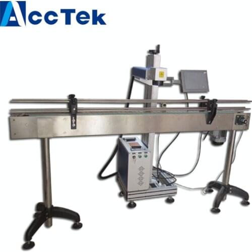 Flying fiber laser marking machine for vin code/number fiber laser marking machine with competitive price