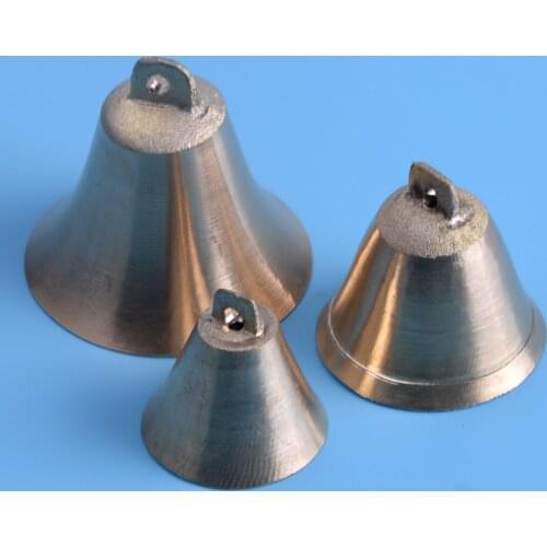 LETAOSK 1Pc Super Loud Medium Large Brass Pure Copper Bells for Cow Horse Sheep Dog Animal Grazing Cattle Farm