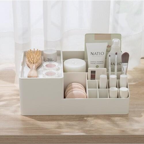Multigrid Cosmetics Desktop Receiving Box cosmetic storage box desktop plastic finishing box 30*20*11.2cm